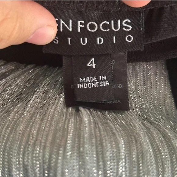 Enfocus Studio Black and Silver Mini Dress - Picture 3 of 3
